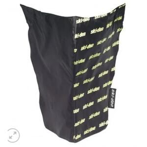 New Ski-Doo One Size Unisex Black Neon Yellow Magnetic Face Shield 4478190026